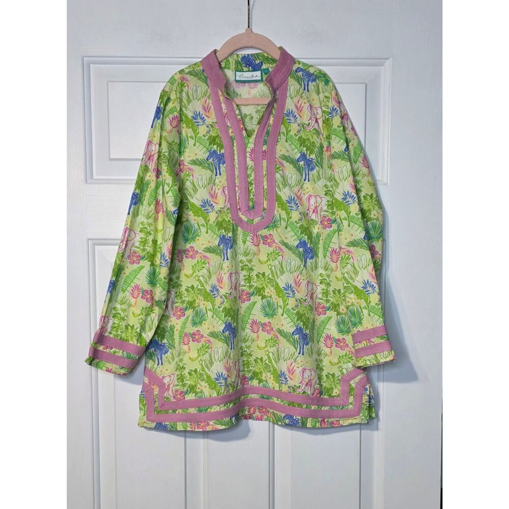 Carvalho Coutre Girls Cabana Cover Up Swim‎ Size L